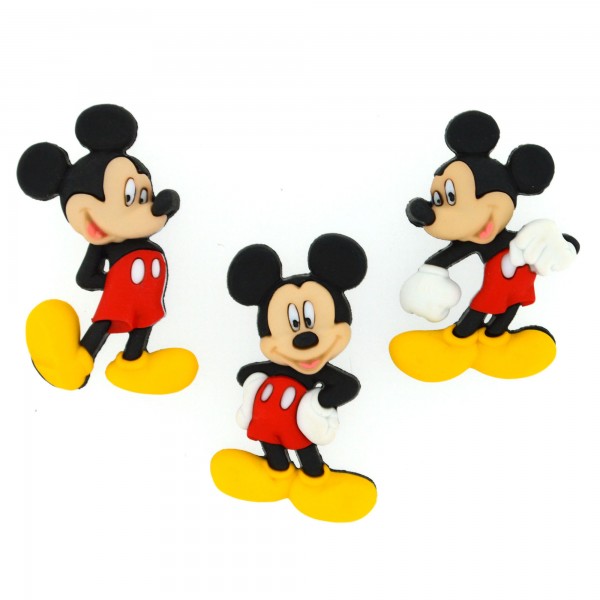 手芸用ボタン Disney 7716 Mickey Mouse 縫ってもよし 貼ってもよしの楽しい手芸用ボタン 飾りやワンポイントに最適 の手芸用品 通販 洋裁 ソーイング 用品 ボタン