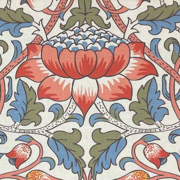 AS fabrics　スペイン製　William Morris　ウィリアムモリス　広幅オックス 