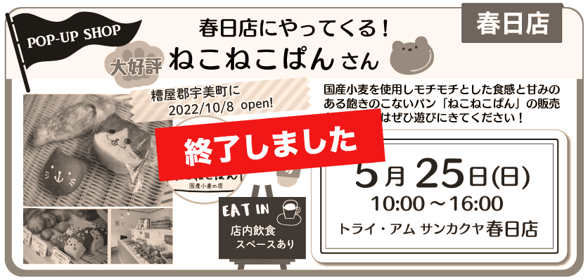 春日ねこねこぱん